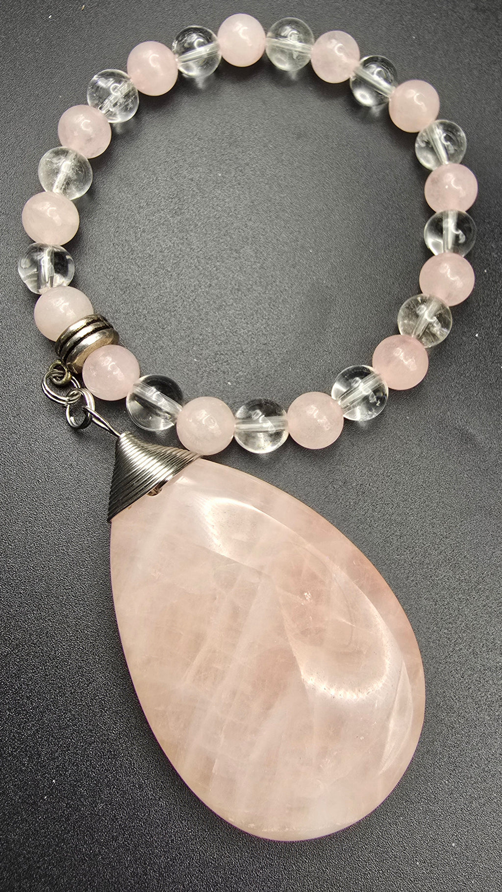 Big Rose Quartz Energy