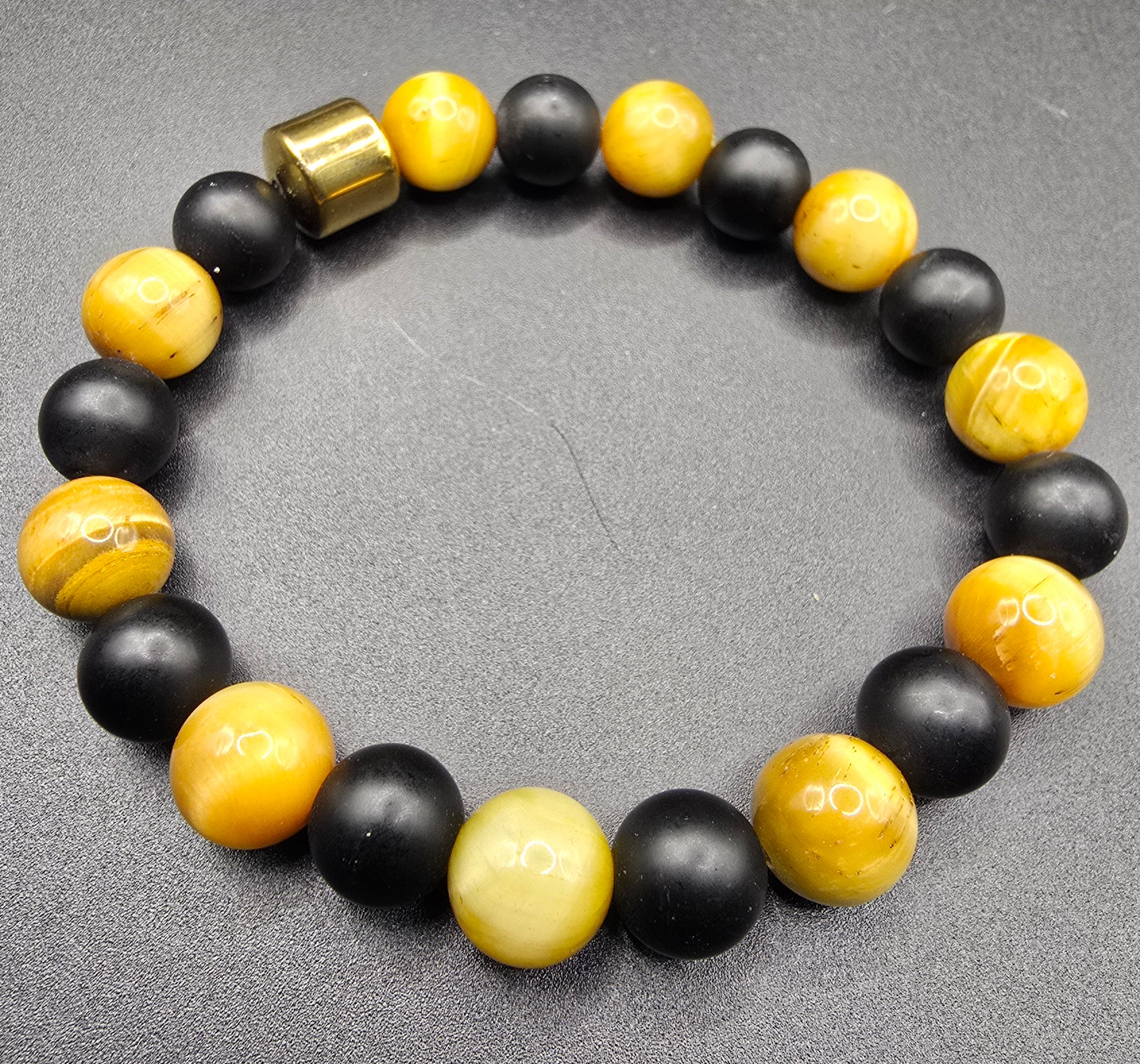 Black & Golden Eye of the Tiger