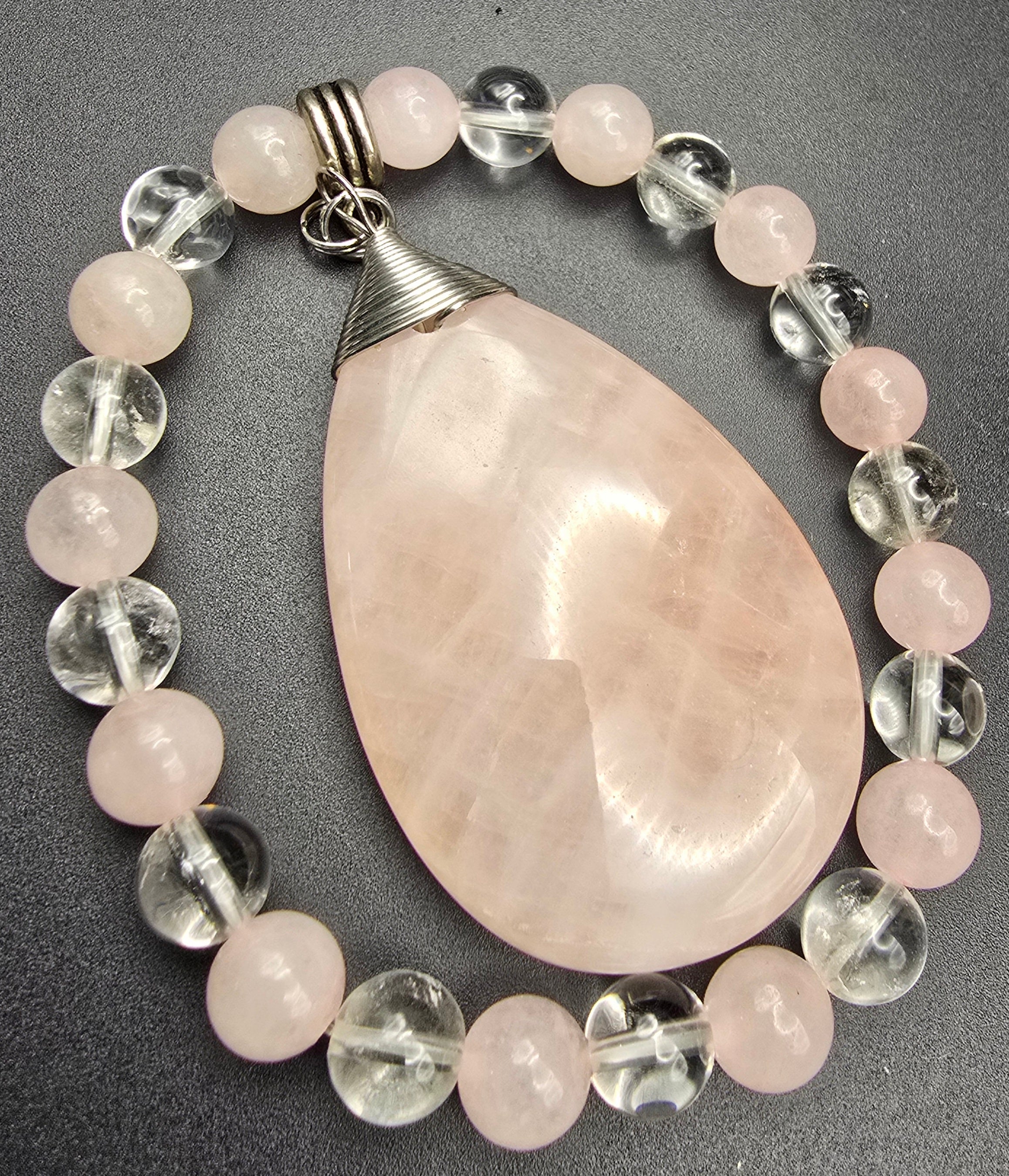 Big Rose Quartz Energy